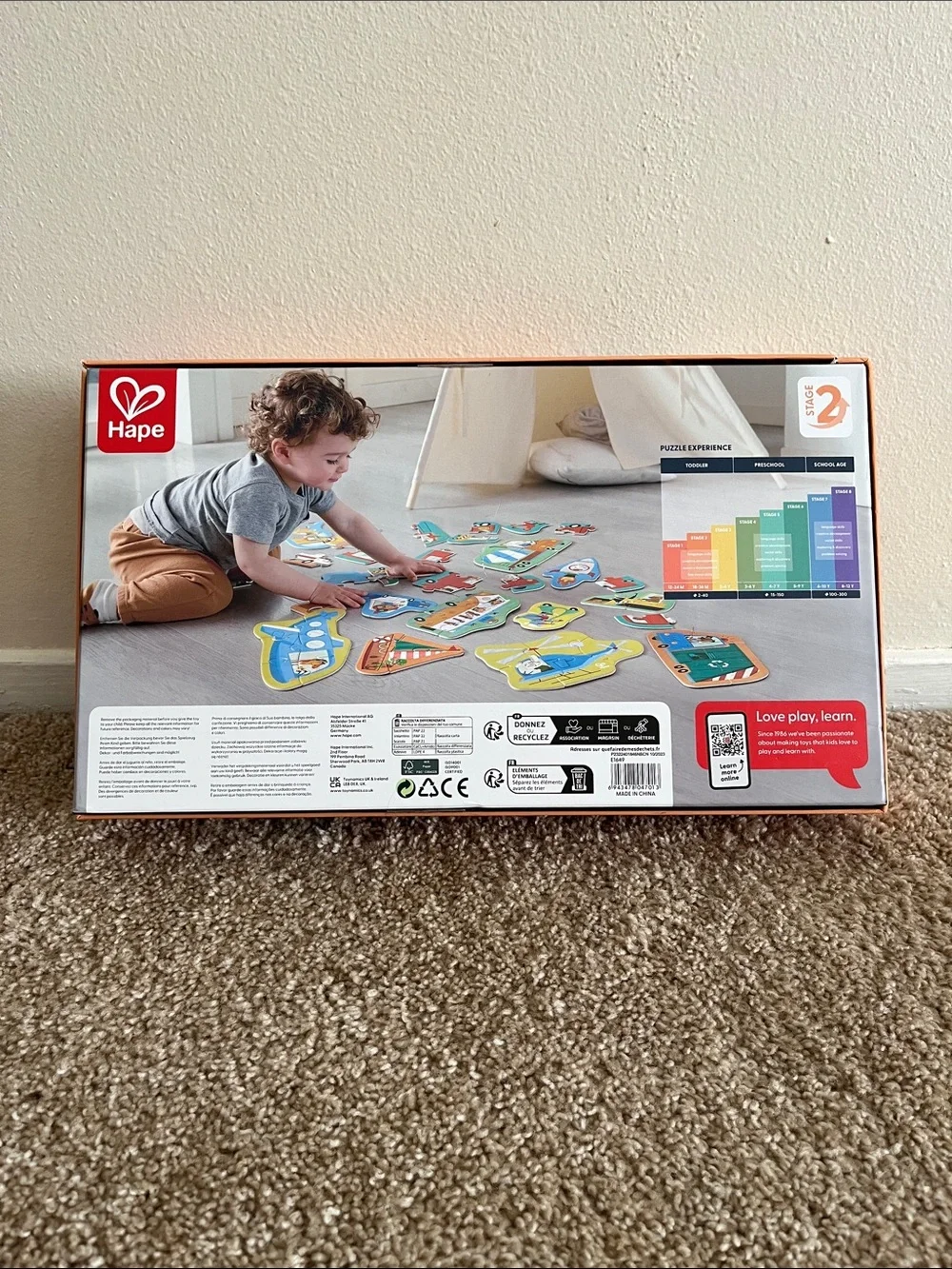 Hape Wheels & Wonders Puzzle